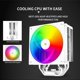 thumbnail image 4 of Thermalright Assassin X 120R Enfriador de CPU blanco ARGB digital,cubierta superior de pantalla digital,enfriamiento del disipador de calor de la computadora,soporte AM4/AM5,Intel LGA1851/1700/1200, 4 of 6
