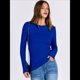 thumbnail image 5 of Camisetas de Larga para Mujer, Tops Ajustados de Punto Acanalado, Conjuntos de Otoño, Camisetas Informales, Ropa Interior, Ropa Interior, Azul XL, 5 of 8