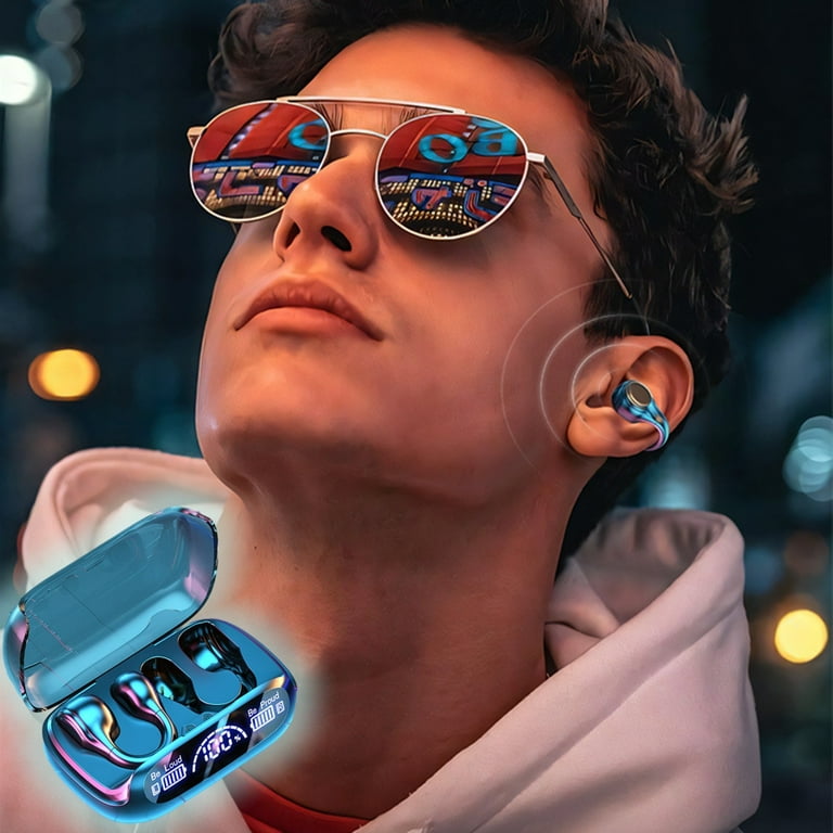 Bone Conduction Wireless Earbuds Bluetooth Open Ear Clip On - Main Image