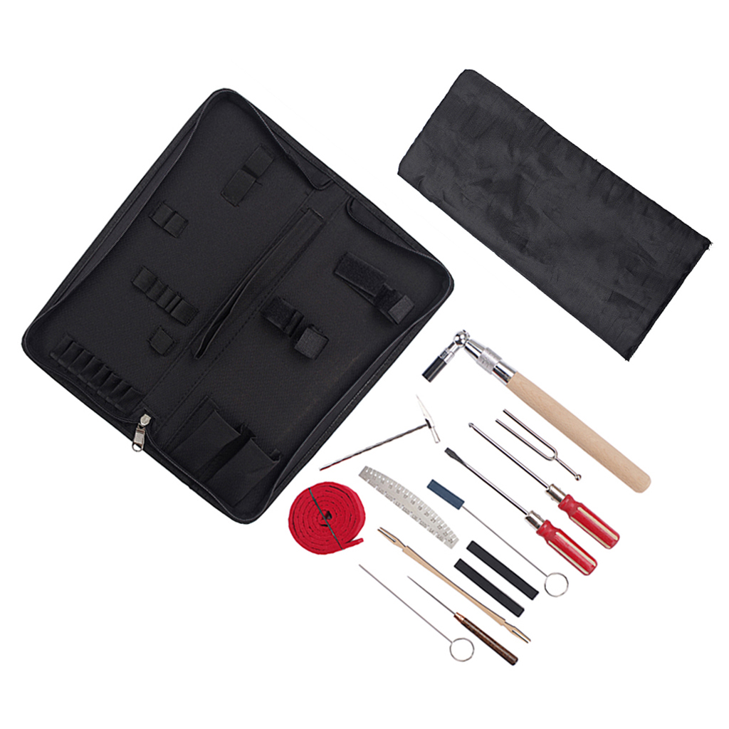 NEXAVKPR Professionelles Piano Tuning Kit Piano Tuner Werkzeuge Tuning Mute Wrench