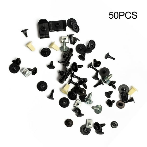 Fasteners Plastic And Metal Under Engine Cover Clips Underbody Mudguard Fangkenuo