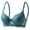 Blue, variant on Women's Lace Wire Bra Supportive Solid Color Soft Everyday Bra for Office, Push Up Full Coverage Lightly Lined Bra 40B, Red