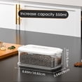 thumbnail image 3 of QTOCIO Spice Storage Box Kitchen Storage Box Food Grade Sealed Non Passing Flavored Seasoning Storage Box, 3 of 9