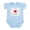 Sky Blue, variant on CafePress - Gymnastics Infant Creeper - Baby Light Bodysuit, Size Newborn - 24 Months