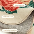 thumbnail image 6 of WIPONKEN 5x7 Floral Area Rugs Machine Washable Non-Slip Botanical Rug for Living Room Bedroom, Modern Farmhouse Floor Mat with Vintage Flowers Pattern, Home Decor Indoor Low Pile, 6 of 10