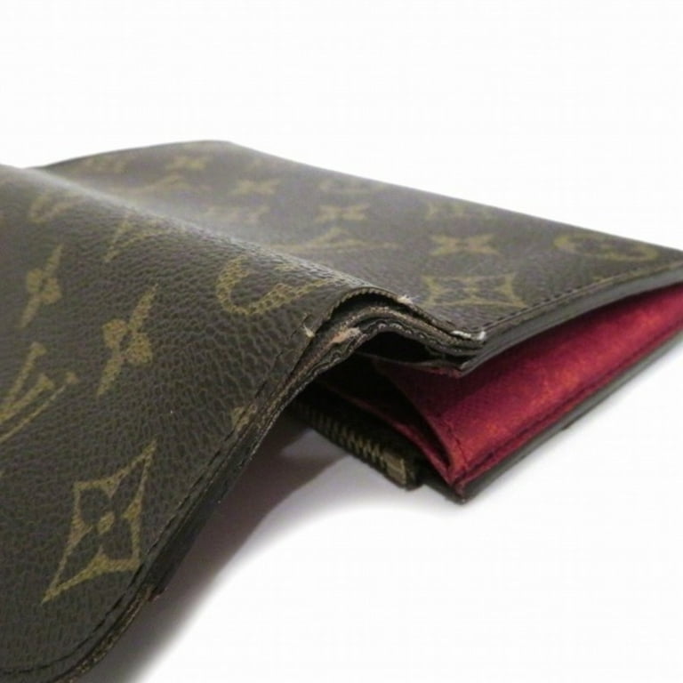 Authenticated Used Louis Vuitton Monogram Portefeuille Emily M60136 Wallet  Long Ladies 