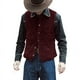 thumbnail image 2 of Traje de hombre, chaleco casual, chaleco con cuello en V, vestido formal informal ajustado para negocios, estilo retro, 2 of 6