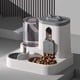 thumbnail image 2 of Comedero y dispensador de agua 2 en 1 Alimentador automático de gran capacidad Autoalimentación para perros pequeños, medianos, cachorros, gatos y perros., 2 of 2
