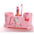 thumbnail image 1 of Kawaii Sanrio Hello Kitty Toothbrush Holder Cartoon Plastic Toothbrush Holder Mouthwash Cup Toothpaste Tube Storage Rack, 1 of 7