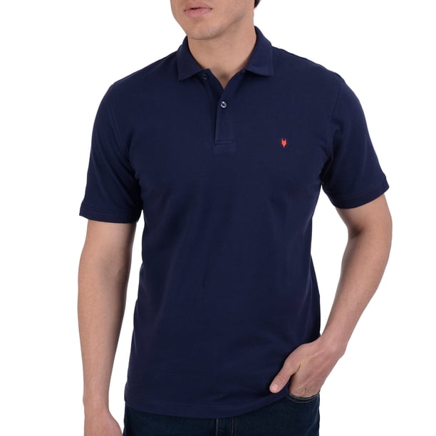 Playera Tipo Polo Yale Manga Corta Regular Fit 6909 Azul Marino