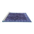 thumbnail image 2 of Ahgly Company Machine Washable Indoor Round Persian Blue Traditional Area Rugs, 3' Round, 2 of 4