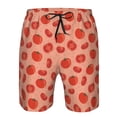 thumbnail image 4 of Yiaed Tomato Print Men's Swim Trunks with Lining Quick Dry Sports Shorts Beach Shorts Boardshorts-XX-Large, 4 of 5