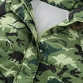 thumbnail image 3 of Kiijoy Little Boys Camo Puffer Parka Winter Coat Long Hooded Jacket Kids Warm Outerwear, 3 of 6