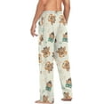 thumbnail image 5 of GZHJMY Owl Pajama Pants for Men, Lounge Pants Lightweight Men Pajama Bottoms with Drawstring Pockets, Christmas New Year Birthday Gifts, Large, 5 of 6