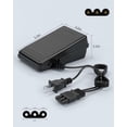 thumbnail image 7 of Foot Pedal Power Cord Replacement for Janome Sewing Machine Compatible with Janome 033770217 hd1000 hd3000 128 2212 7318 7933 3434d Kenmore 385.12318990 385.16221300 385.12908 384 385 1802400, 7 of 7