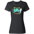thumbnail image 3 of Inktastic Born in the 50's Record and Music Notes Women's T-Shirt, 3 of 5