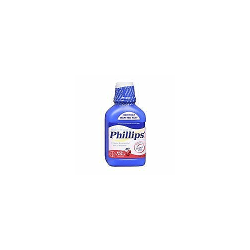 Phillips Milk Magnesia Relieve Constipation, Wild Cherry, 12oz, 3Pack