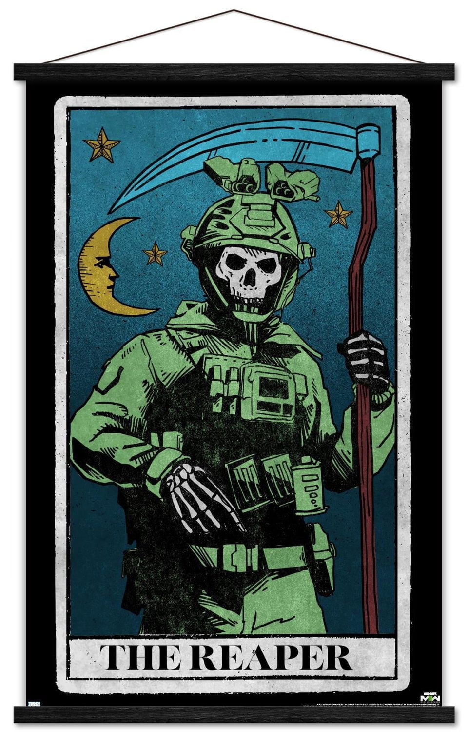 Call of Duty: Modern Warfare 2 - Ghost Tarot Card Wall Poster, 22.375" x 34"