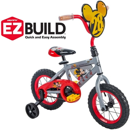 Disney Mickey 12” Boys’ EZ Build Bike, by Huffy