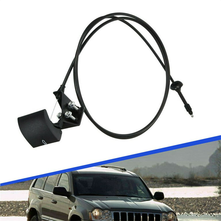 Hood Latch Release Cable w/Handle #55394495AB For Jeep Grand Cherokee  2005-2010