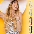 thumbnail image 1 of Xihbxyly Pulsera Luminosa de Acero y Titanio, Diseño Multicolor, Longitud Ajustable, Material Ecológico E Impermeable, Grabado de Identificación Personalizable, Ideal para Cumpleaños, Fiestas o Regal, 1 of 3
