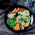 thumbnail image 3 of LaGlint 10.5 inch Dinner Plate Set of 6, Lightweight Round Opal Glass Black Dinnerware Plates, Dishwasher and Microwave Safe, 3 of 9