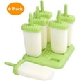 12 Pack Ice Pop Makers Ice Pop Molds Ice Bar Maker Plastic Popsicle Mold, Kids Ice Cream Tray