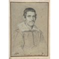 thumbnail image 2 of Ottavio Leoni 11x14 Gold Ornate Wood Frame and Double Matted Museum Art Print Titled - Portrait of Piermarino Bernabo (1618), 2 of 4