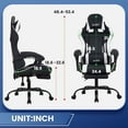 thumbnail image 5 of BestOffice Ergonomic Gaming Chair, Lumbar Support, Swivel Rolling for Men, Women(Black), 5 of 7