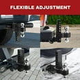 thumbnail image 6 of Trailer Receiver Hitch, Heavy Duty Trailer Hitch, Adjustable Receiver Extenders, Tow Hitch Ball Mount, Drop/Rise Hitch Kit with Pins & Locks, 2-8 Inch, 6 of 9