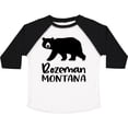 thumbnail image 3 of Inktastic Bozeman, Montana Black Bear Silhouette Boys or Girls Toddler T-Shirt, 3 of 5