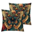 thumbnail image 2 of Acheng Butterflies Decorative Pillow Covers Vintage Butterfly Floral Throw Pillow Covers Abstract Colorful Flower Pillowcases Modern Square Cushion Cases for Sofa Couch Home Decor,2 Pcs White, 2 of 6