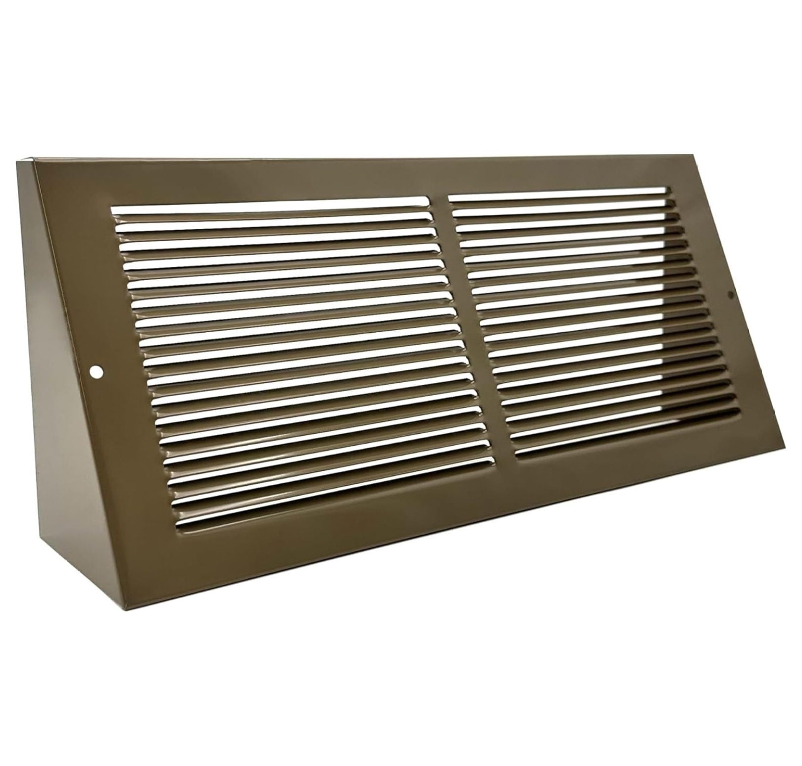 Extended Depth Triangular Baseboard Grill - 14 x 8 Duct Opening (Golden Sand)