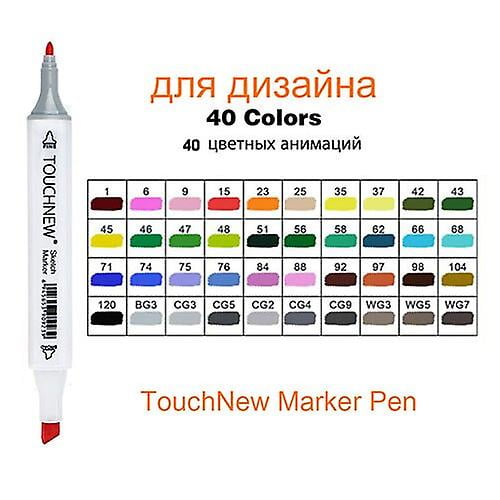 Rotuladores de 80 colores, rotuladores de bocetos de arte de doble punta, los artistas usan fundas protectoras para dibujar bocetos, colorear para adultos kaili Sencillez