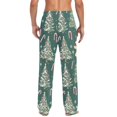 thumbnail image 4 of FORMRS Mens Pajama Pants with Pockets Sleepwear Lounge Bottoms Sizes S-2XL, Red Christmas Gingerbread, 4 of 7