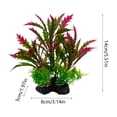 thumbnail image 3 of Fake Seaweed Artificial Aquatic Foliage - Plastic Fish Tank Decorations, Realistic Water Foliage, Durable Aquarium Landscaping Decor for Aquarium Decoration, B, 1pc, 3 of 6