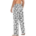 thumbnail image 5 of HPINK-T Raccoon Pajama Pants for Men PJs Bottoms Sleep Lounge Pants with Pockets, 5 of 14