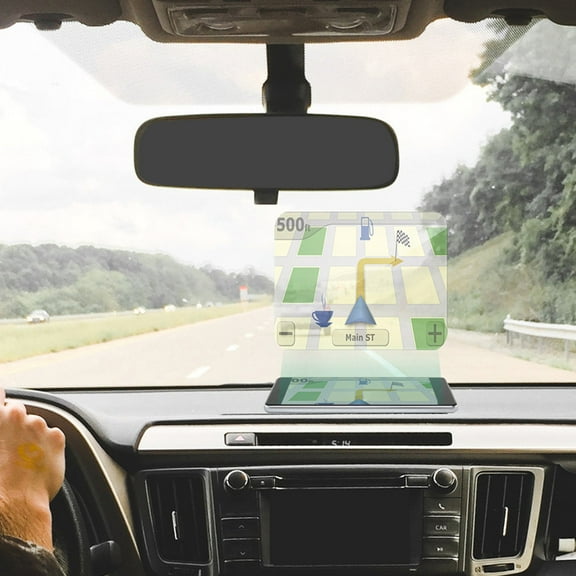 OUNONA 5-Pack Car Windshield Projector Reflective Film Transparent Anti-Glare Display Screen Protector