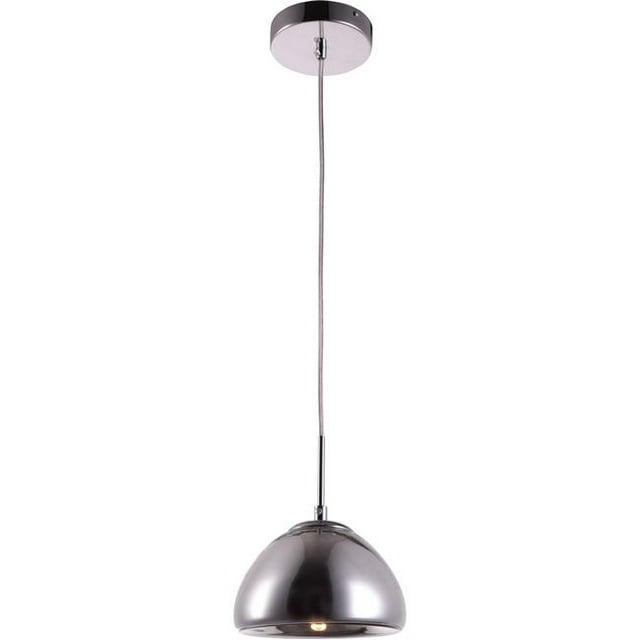 Elegant Lighting LDPD2019 5 x 7 Po. Pendentif Chrome Réflexion 1 Lumière