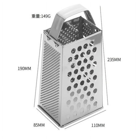 

Hand Grater Stainless Steel Kitchen Cheese Grater Vegetable Fruits Slicer Cutter Tool