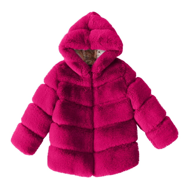 Veste à Capuche Chaude pour Filles - Veste Isolée Décontractée pour Enfants avec Design d'Épaule