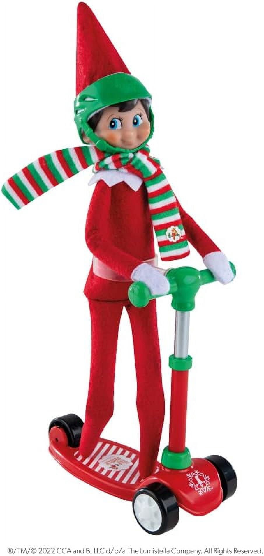 The Elf on the Shelf Scout Elves at Play Standing Scooter, Includes Helmet and Scarf