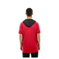 thumbnail image 5 of Men's New Era  Red Kansas City Chiefs Combine Authentic Hooded Raglan Short-Sleeve T-Shirt, 5 of 5
