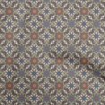 thumbnail image 1 of oneOone Polyester Spandex Gray Fabric Asian Suzani Craft Projects Decor Fabric Printed By The Yard 56 Inch Wide, 1 of 5