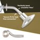 thumbnail image 5 of Brazo de ducha SUPPLYGIANT 20 cm acero inoxidable con acabado de níquel cepillado, 5 of 6