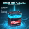 thumbnail image 3 of Batería de litio LiFePO4 Dumfume 12 V 100 Ah BCI Group 24 1280W, 3 of 7