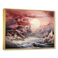 thumbnail image 2 of Designart "Japanese Sea Storm Scene" Storms Floater Framed Canvas Prints, 2 of 5