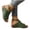 Green, variant on Women's Boho Closed-Side Buckle Low Wedge Slingbacks, Open Toe Arch Support Summer Vacation Sandals