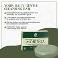 thumbnail image 5 of Madina Moringa Soap Bar with Chia Seeds, Moisturizing, Antioxidant, Gentle Cleanser for Face & Body, Anti-Aging, Vegetable-Based, 6 Pack (3.5 oz Each), 5 of 6