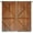 Retro Door-6, variant on Rustic Wooden Curtains - Vintage Barn Door Farmhouse Cottage Pattern Decorative Curtains for Country Living Room - 42x54 Inches